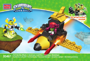 Bedienungsanleitung Mega Bloks set 95467 Skylanders Teuflisches Luftschiff