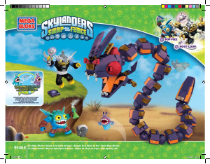 Manual Mega Bloks set 95468 Skylanders Fire viper attack