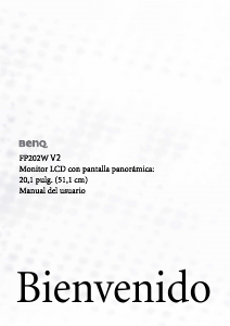 Manual de uso BenQ FP202W V2 Monitor de LCD