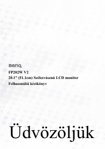 Használati útmutató BenQ FP202W V2 LCD-monitor