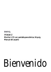 Manual de uso BenQ FP241W Z Monitor de LCD