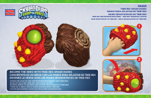 Bedienungsanleitung Mega Bloks set 95493 Skylanders Tree Rexs smash hands