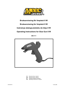 Manual Meec Tools 059-111 Glue Gun