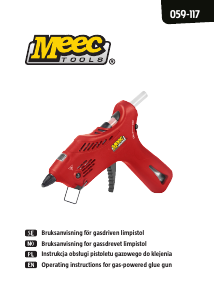 Instrukcja Meec Tools 059-117 Pistolet klejowy