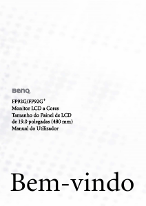 Manual BenQ FP92G+ Monitor LCD