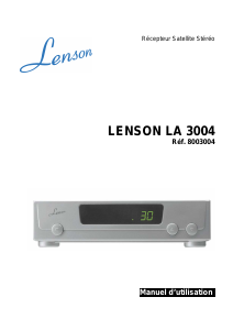Mode d’emploi Lenson LA 3004 Récepteur numérique