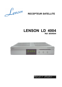 Mode d’emploi Lenson LD 4004 Récepteur numérique