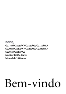 Manual BenQ G2110WA Monitor LCD