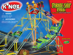 Handleiding K'nex set 15139 Thrill Rides Pirate ship park