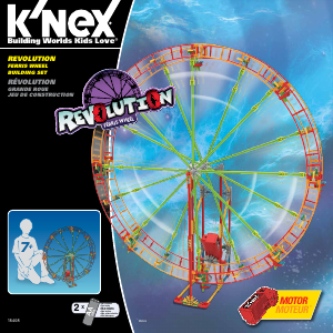 Handleiding K'nex set 15408 Thrill Rides Revolution ferris wheel