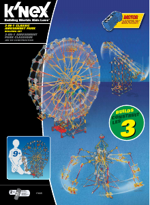Manual K'nex set 17035 Thrill Rides 3-in-1 classic amusement park