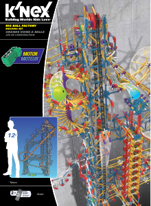 Manual K'nex set 52443 Thrill Rides Big ball factory