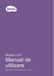 Manual BenQ GL2480 Monitor LCD