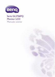 Manuale BenQ GL2706PQ Monitor LCD