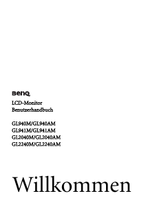 Bedienungsanleitung BenQ GL941M LCD monitor