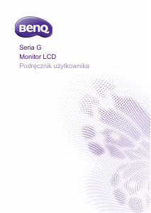 Instrukcja BenQ GW2320 Monitor LCD