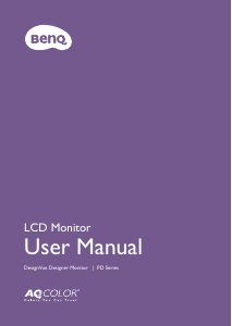 Manual BenQ PD2500Q LCD Monitor