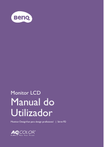 Manual BenQ PD2500Q Monitor LCD