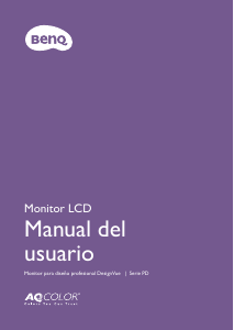 Manual de uso BenQ PD2500Q Monitor de LCD