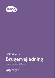 Brugsanvisning BenQ PD2700Q LCD-skærm