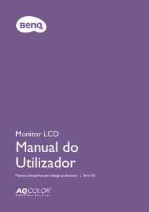 Manual BenQ PD2700U Monitor LCD