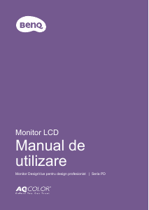 Manual BenQ PD2725U Monitor LCD