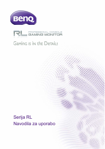 Priročnik BenQ RL2755HM LCD-zaslon