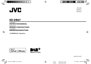 Handleiding JVC KD-DB67E Autoradio