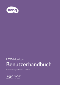 Bedienungsanleitung BenQ SW2401PT LCD monitor