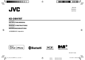 Manual JVC KD-DB97BTE Car Radio