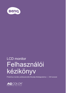 Használati útmutató BenQ SW2401PT LCD-monitor