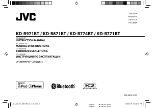 Mode d’emploi JVC KD-R871BTE Autoradio