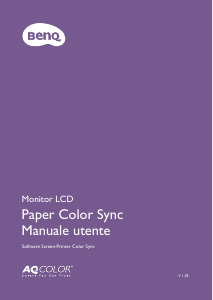 Manuale BenQ SW271C Monitor LCD