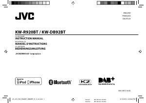 Bedienungsanleitung JVC KW-R920BTE Autoradio