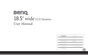 Handleiding BenQ T900HDA LCD monitor