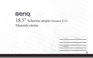 Manuale BenQ T900HDA Monitor LCD
