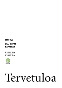 Käyttöohje BenQ V2400 Eco Nestekidenäyttö
