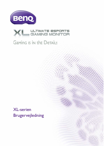 Brugsanvisning BenQ XL2730Z LCD-skærm