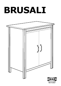 Hướng dẫn sử dụng IKEA BRUSALI Tủ tường