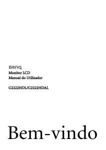 Manual BenQ G2222HDL Monitor LED