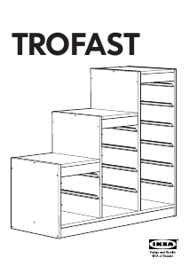Посібник IKEA TROFAST (99x44x94) Стінна шафа