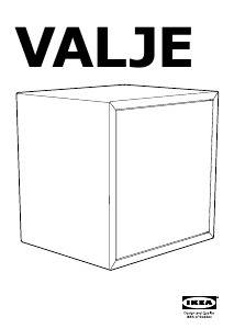Kasutusjuhend IKEA VALJE (35x30x35) Kapp