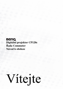 Manuál BenQ CP120C Projektor