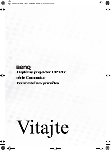 Návod BenQ CP120C Projektor