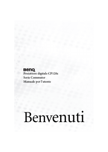 Manuale BenQ CP120C Proiettore