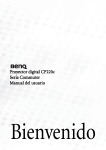 Manual de uso BenQ CP220c Proyector