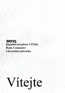 Manuál BenQ CP220c Projektor