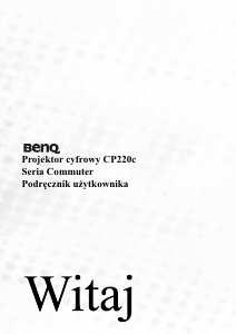 Instrukcja BenQ CP220c Projektor