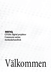 Bruksanvisning BenQ CP220c Projektor