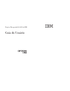 Manual IBM iL1210 Projetor